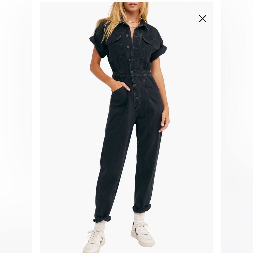 We The Free Marci Denim Jumpsuit